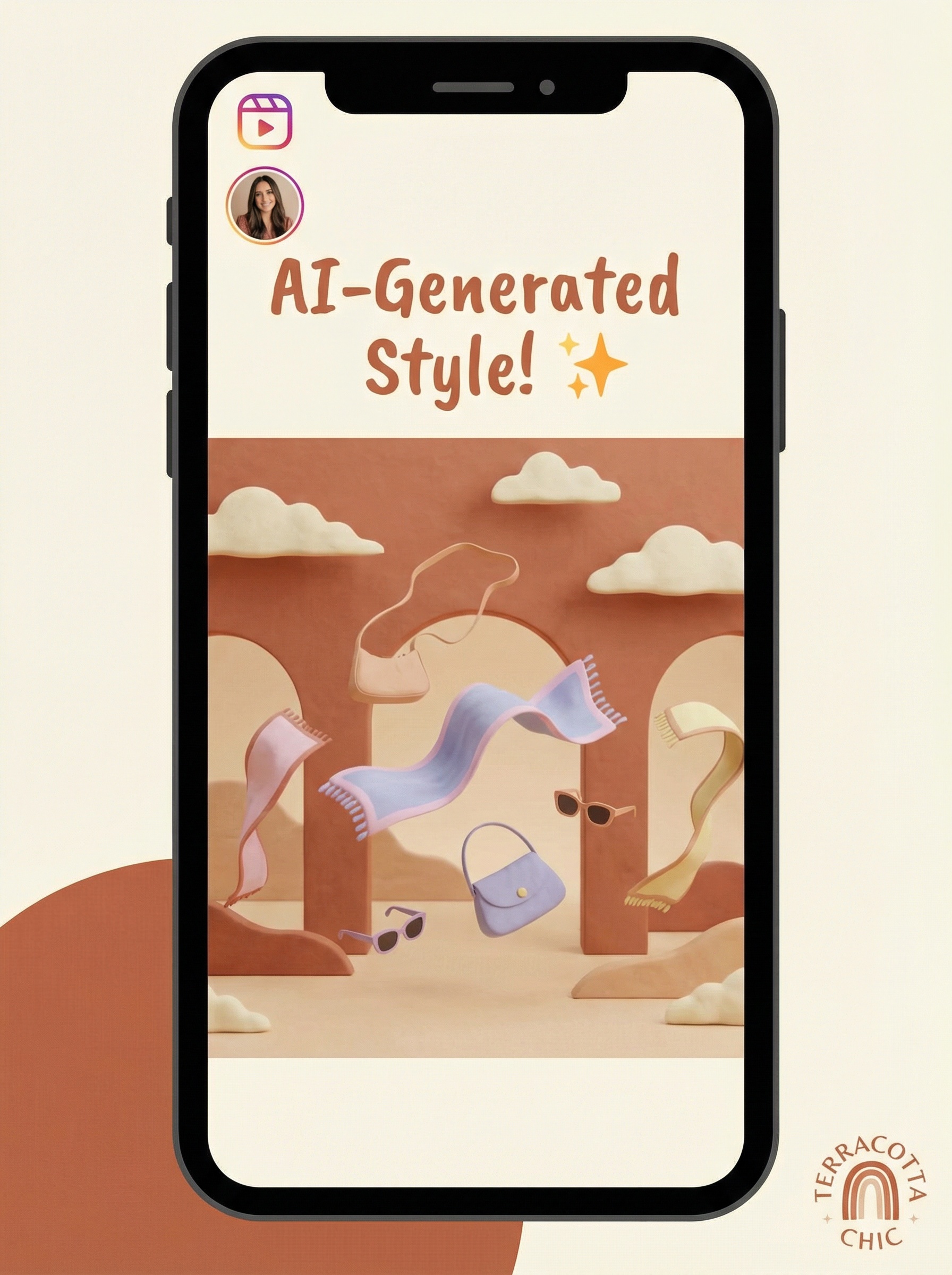 Product videos formatted for different social media platforms